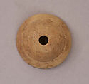 Button or Bead, Bone; incised