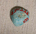 Beads, Earthenware; glazed