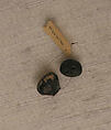 Beads, Jet (?); cut and drilled