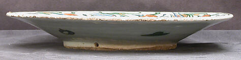 Dish, Earthenware; glazed