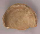 Fragment of a Bowl, Earthenware; unglazed
