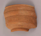 Fragment, Earthenware; unglazed