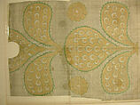 Fragment of a Kaftan Back, Silk, metal wrapped thread; taqueté (seraser)