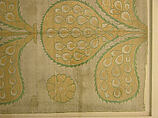 Fragment of a Kaftan Back, Silk, metal wrapped thread; taqueté (seraser)