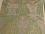 Textile Fragment, Silk, metal wrapped thread; lampas (kemha)