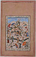 "Preparation for a Feast", Folio from a Divan of Jami, Opaque watercolor, ink, and gold on paper