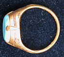 Ring, Gold and turquoise stone