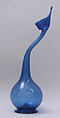 Swan-Neck Bottle (Ashkdan), Glass; mold blown, applied, tooled on the pontil