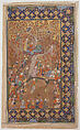 "Entertainment in a Garden", Folio from a Khamsa of Amir Khusrau Dihlavi, Matla' al-Anvar, Amir Khusrau Dihlavi (Indian, Patiyali, 1253–1325 Delhi), Opaque watercolor and gold on paper