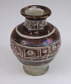 Vase, Stonepaste; underglaze and luster-painted