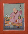 Portrait of a Muslim Saint, Opaque watercolor and gold on paper