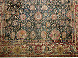 Carpet, Cotton (warp and weft), wool (pile); asymmetrically knotted pile