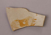 Ceramic Fragment, Earthenware; glazed
