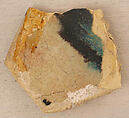 Ceramic Fragment, Earthenware; glazed