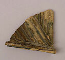 Ceramic Fragment, Earthenware; glazed