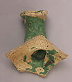 Ceramic Fragment, Earthenware; glazed