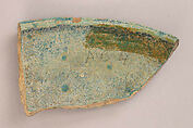 Ceramic Fragment, Earthenware; glazed