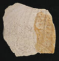 Ceramic Fragment, Earthenware; incised