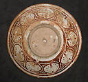 Bowl, Stonepaste; luster-painted and glazed