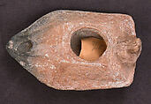 Lamp, Earthenware; unglazed