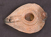 Lamp, Earthenware; unglazed