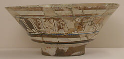 Bowl, Stonepaste; luster-painted