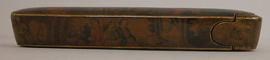 Pen Box (Qalamdan), Papier-maché; painted and lacquered