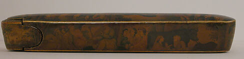 Pen Box (Qalamdan), Papier-maché; painted and lacquered