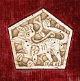 Plaque, Bone; carved and incised