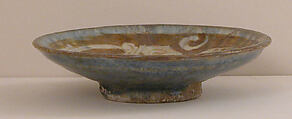 Dish, Stonepaste; luster-painted