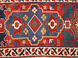 Harshang Carpet, Wool (warp, weft and pile); symmetrically knotted pile