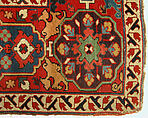 Harshang Carpet, Wool (warp, weft and pile); symmetrically knotted pile