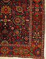 Harshang Carpet, Wool (warp, weft and pile); symmetrically knotted pile
