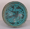 Bowl, Stonepaste; underglaze painted