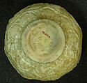 Pierced Bowl Signed by Hasan al-Qashani, Stonepaste; molded and pierced, monochrome decoration under transparent glaze
