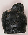 Chess Piece, Knight, Jet; carved