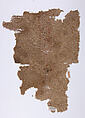 Textile Fragment, Wool, linen; plain weave, tapestry weave