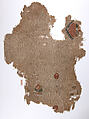 Textile Fragment, Wool, linen; plain weave, tapestry weave