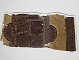 Fragment of a Cover, Wool, linen; plain weave, tapestry weave, weft loop weave