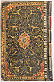 Anthology of Persian Poetry, Hafiz (Iranian, Shiraz ca. 1325–1390 Shiraz), Ink, opaque watercolor and gold on paper
Binding: opaque watercolor and gold on leather