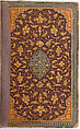 Anthology of Persian Poetry, Hafiz (Iranian, Shiraz ca. 1325–1390 Shiraz), Ink, opaque watercolor and gold on paper
Binding: opaque watercolor and gold on leather