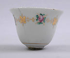 Cup, Porcelain with gilding