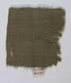 Textile Fragment, Wool; plain weave