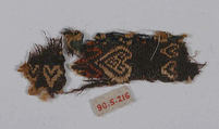 Fragment of a Band, Wool, linen; tapestry weave