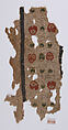Textile Fragment, Wool, linen; plain weave, tapestry weave