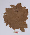 Textile Fragment, Wool, linen; plain weave, tapestry weave