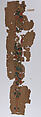 Textile Fragment, Wool, linen; plain weave, tapestry weave