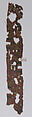 Fragment of Shoulder Band, Wool, linen; tapestry weave