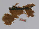 Textile Fragment, Wool; plain weave
