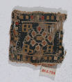 Textile Fragment, Wool, linen; tapestry weave